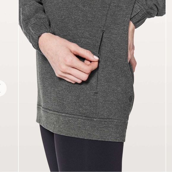 Lululemon Twisted & Tucked Long Sleeve Cowl Funnel Neck Sweatshirt Pullover - Picture 4 of 15